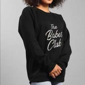 Babes Club Oversized Crew